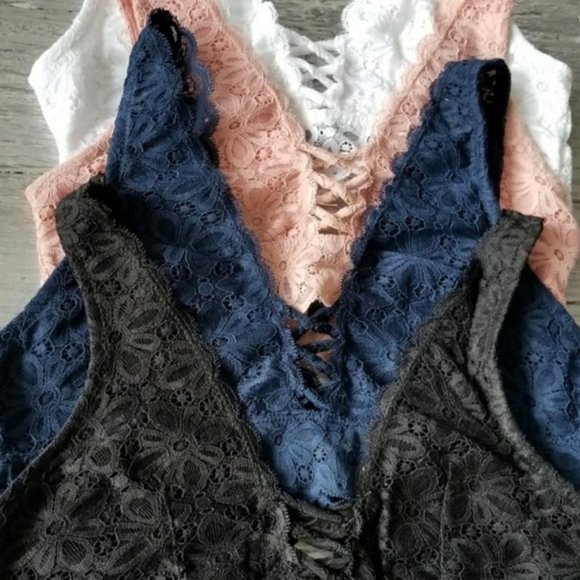 WHITE LACE BRALETTE BRA INTIMATE - Picture 4 of 4